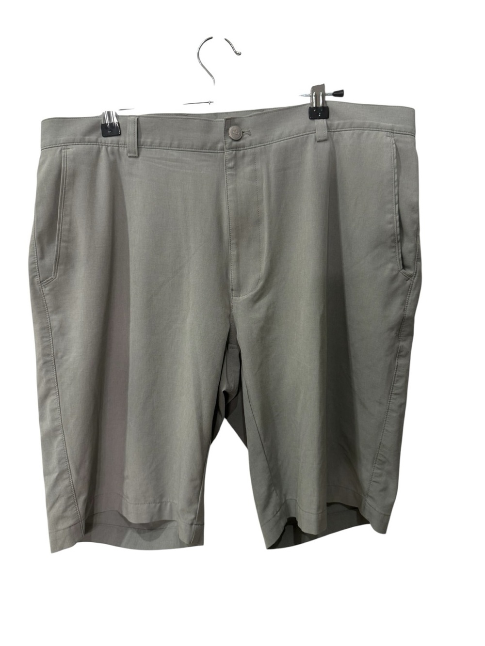 Peter Millar Performance Golf Shorts in gray color mens size 35